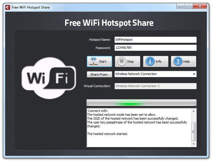 Windows 10 Free WiFi Hotspot Share full